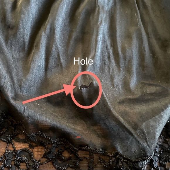 Frederick’s of Hollywood Sheer Sexy Black Nighty - Picture 7 of 9